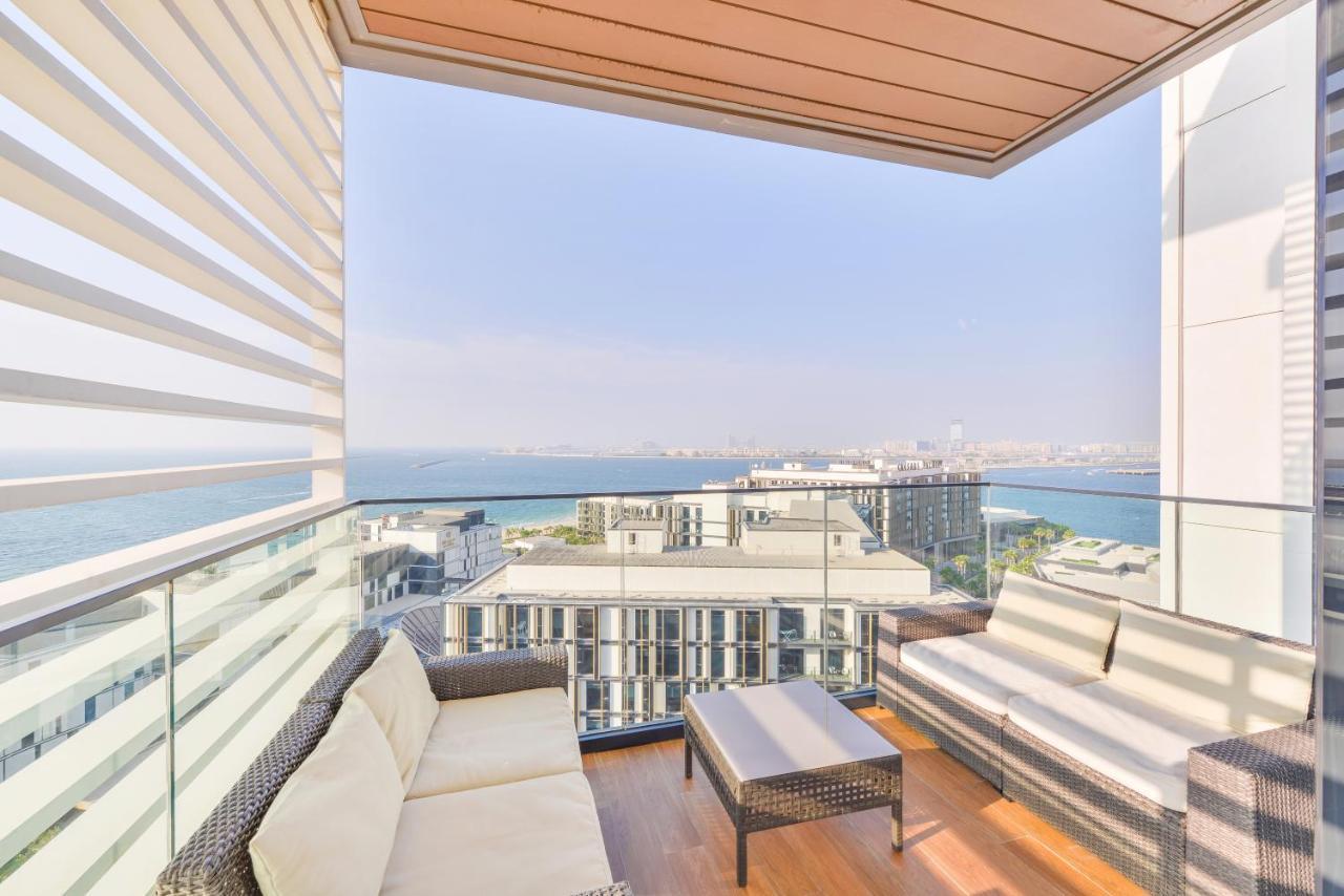 Posh 2 Bedroom Oceanfront Apt In The Heart Of Bluewaters Island Dubái Exterior foto