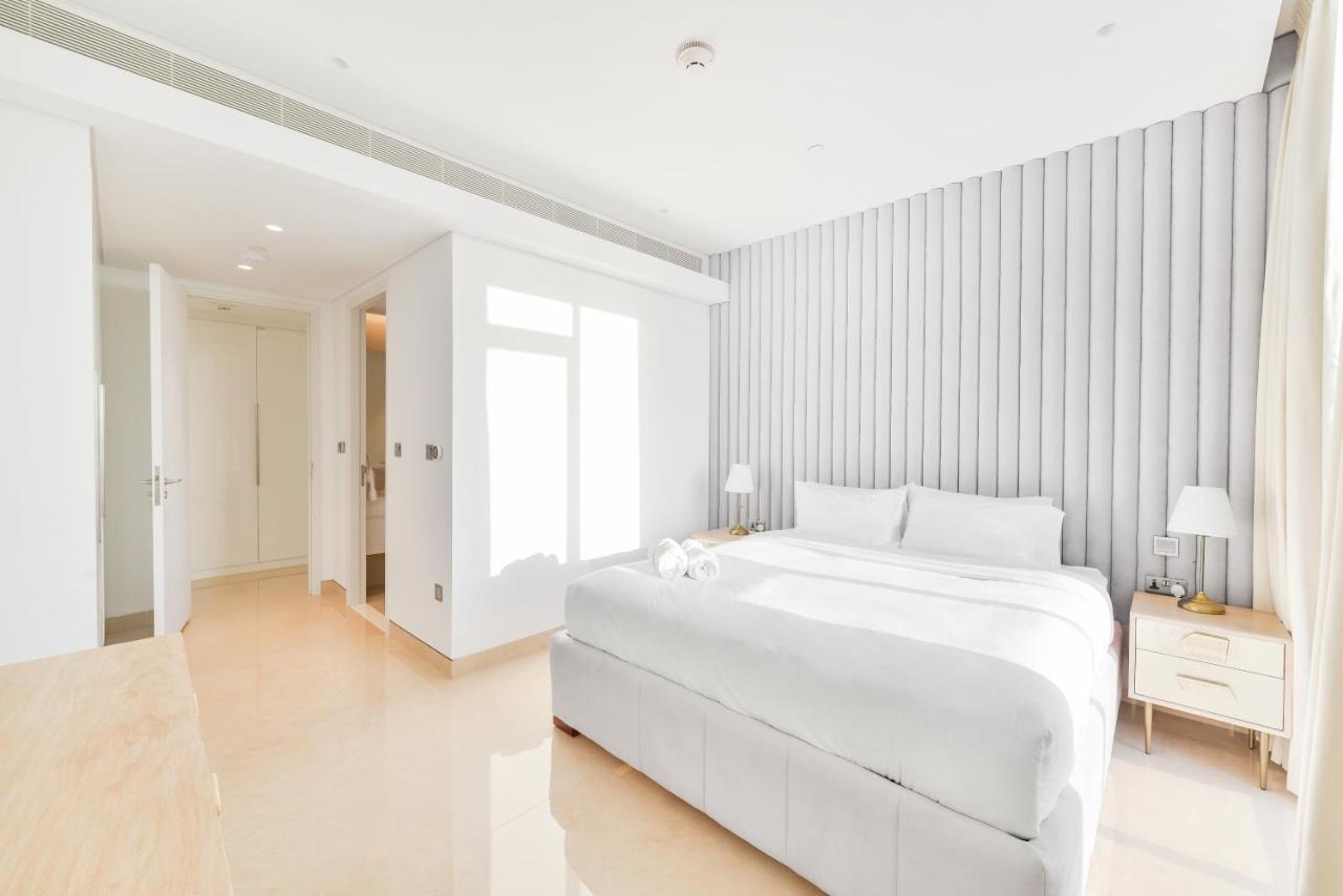 Posh 2 Bedroom Oceanfront Apt In The Heart Of Bluewaters Island Dubái Exterior foto